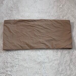 SKIMS Fits Everybody Bandeau Bra Tan Clay Strapless Stretch Large RN158973